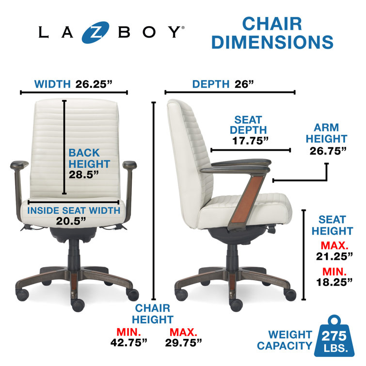 La Z Boy Emerson Modern Executive Ergonomic Office Chair with High